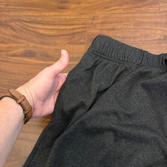 True Religion Men Athletic Shorts Black Heather Drawstring Waist‎ Size M 32/34 - Picture 7 of 10